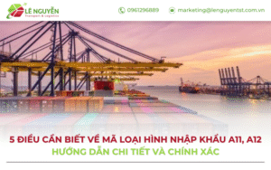 mã loại hình nhập khẩu