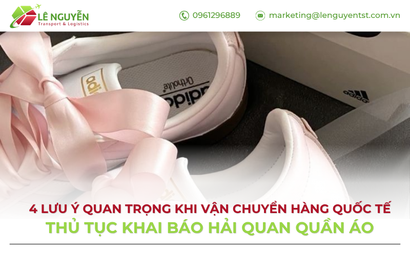 Thủ tục khai báo hải quan giày dép