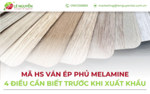 Mã HS ván ép phủ melamine