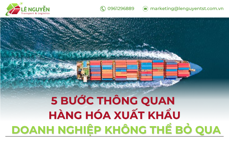 thông quan hàng hóa xuất khẩu