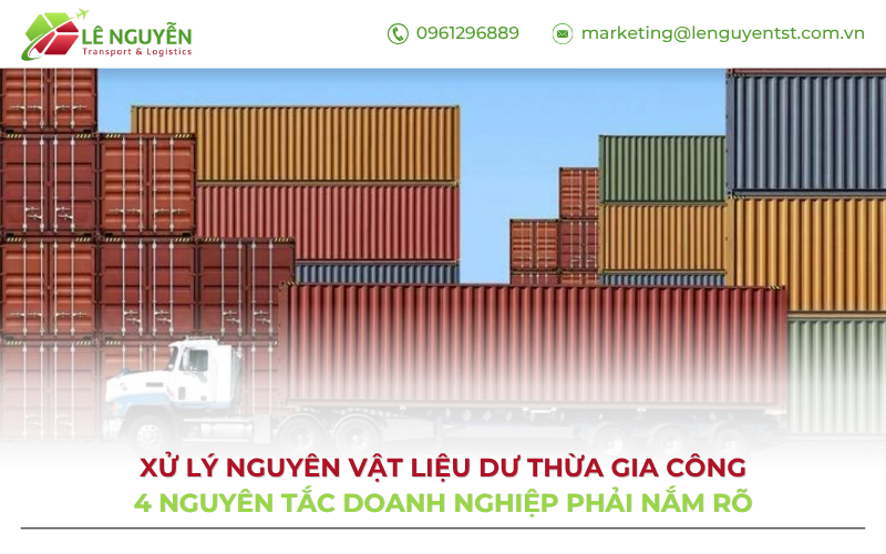 Xử Lý Nguyên Vật Liệu Dư Thừa Gia Công