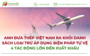 Anh đưa thép Việt Nam ra khỏi danh sách loại trừ áp dụng biện pháp tự vệ
