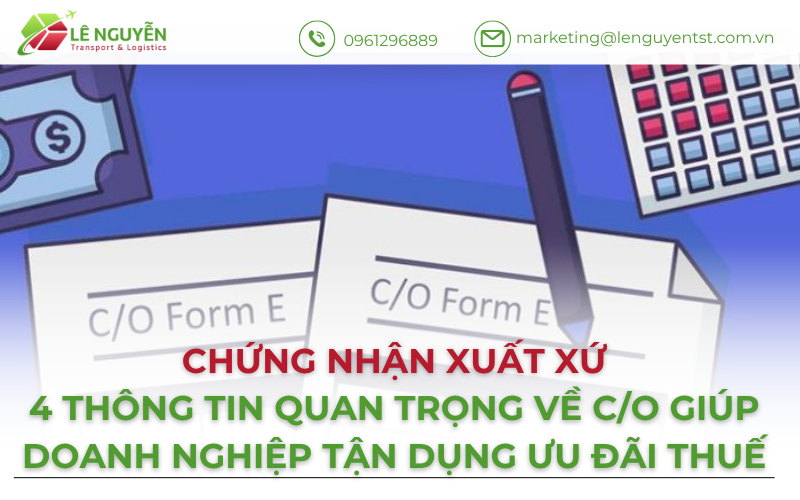 Chứng nhận xuất xứ
