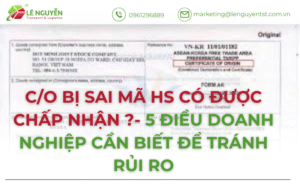 C/O bị sai mã HS có được chấp nhận? 5 điều doanh nghiệp cần biết để tránh rủi ro