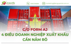 C/O Form AJ