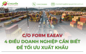 C/O Form EAEAV