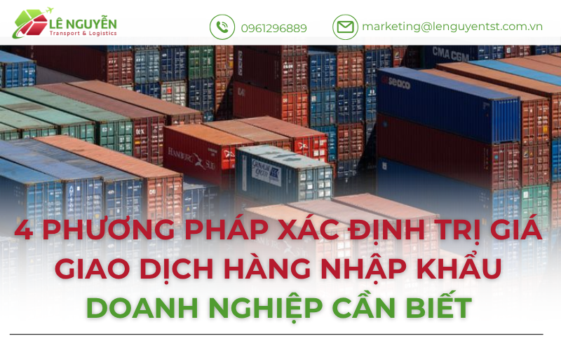 Phương pháp xác định trị giá giao dịch