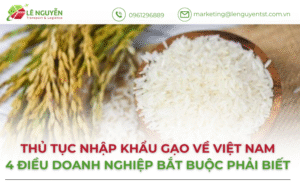 Thủ tục nhập khẩu gạo về Việt Nam