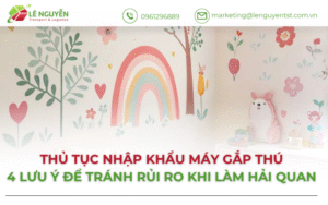 Thủ tục nhập khẩu giấy dán tường