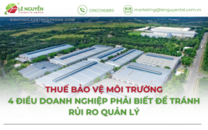 Thuế bảo vệ môi trường