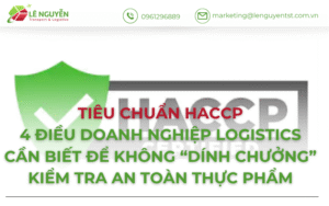 Tiêu chuẩn HACCP