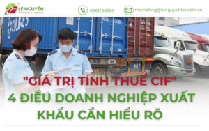 Giá trị tính thuế CIF