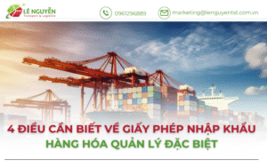 Giấy phép nhập khẩu hàng hóa quản lý đặc biệt