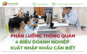 Phân luồng thông quan