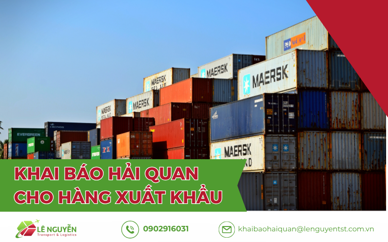 Khai báo hải quan cho hàng xuất khẩu vào khu phi thuế quan