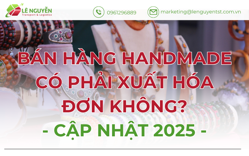 Bán hàng handmade có phải xuất hóa đơn không?
