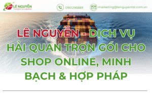 Lê Nguyễn - Dịch vụ hải quan trọn gói cho shop online, minh bạch & hợp pháp