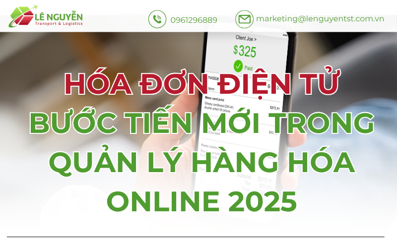 Hóa đơn điện tử – Bước tiến mới trong quản lý hàng hóa online 2025