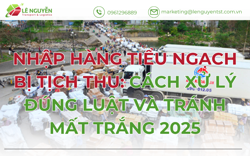 Nhập hàng tiểu ngạch bị tịch thu: Cách xử lý đúng luật và tránh mất trắng 2025