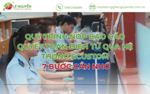 Quy trình nộp báo cáo quyết toán điện tử eCustoms trên Becustom, 5 bước dễ hiểu cho doanh nghiệp