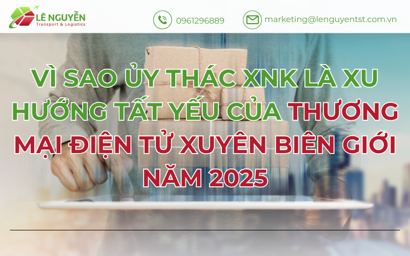 Vì Sao Ủy Thác XNK Là Xu Hướng Tất Yếu Của Thương Mại Điện Tử Xuyên Biên Giới 2025