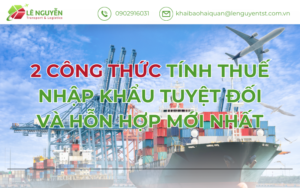 2 công thức tính thuế nhập khẩu tuyệt đối và hỗn hợp mới nhất