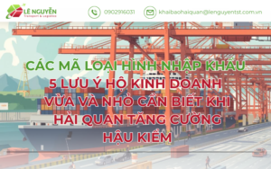 Các mã loại hình nhập khẩu: 5 lưu ý hộ kinh doanh vừa và nhỏ cần biết khi hải quan tăng cường hậu kiểm