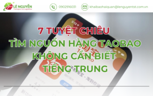 7 tuyệt chiêu tìm nguồn hàng Taobao không cần biết tiếng Trung
