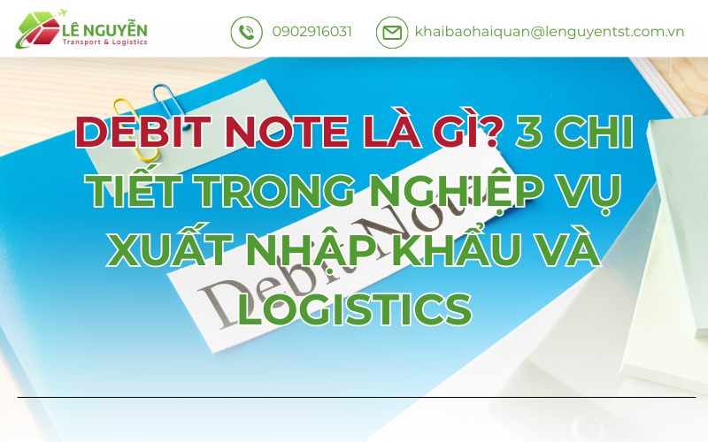 Debit Note là gì? 3 chi tiết trong nghiệp vụ xuất nhập khẩu và logistics