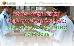 Hàng nhập khẩu không có nhãn mác: Quy định pháp luật, tem phụ và mức xử phạt áp dụng năm 2026