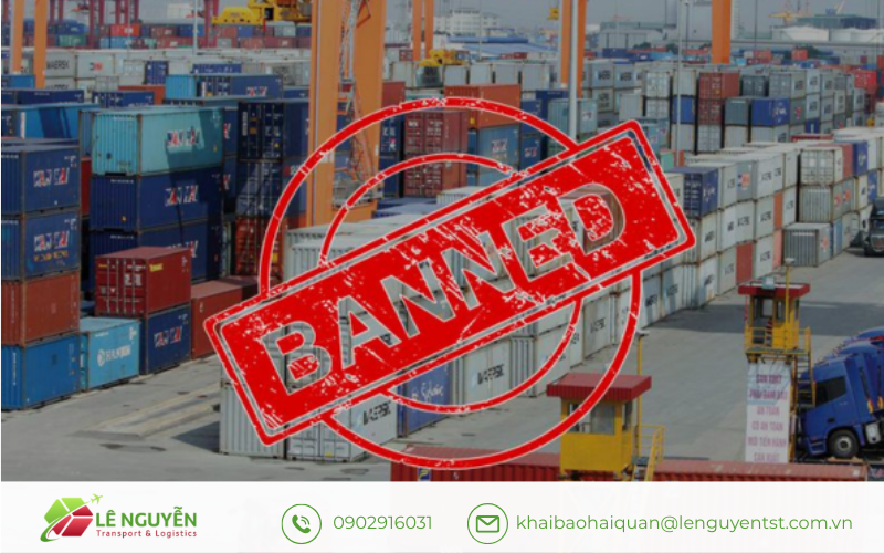 Hậu quả pháp lý khi nhập khẩu hàng thuộc danh mục cấm