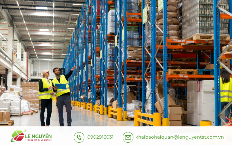 Quy trình luân chuyển chứng từ khi hàng rời kho gia công