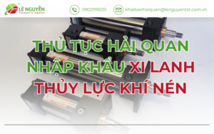 Thủ Tục Hải Quan Nhập Khẩu Xi Lanh Thủy Lực Khí Nén| 4 Bước Quan Trọng