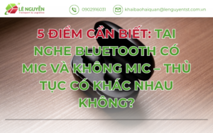 5 ĐIỂM CẦN BIẾT: TAI NGHE BLUETOOTH CÓ MIC VÀ KHÔNG MIC – THỦ TỤC CÓ KHÁC NHAU KHÔNG?