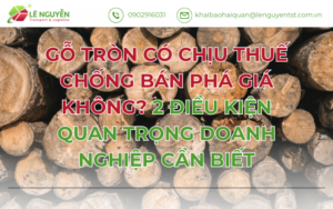 GỖ TRÒN CÓ CHỊU THUẾ CHỐNG BÁN PHÁ GIÁ KHÔNG? 2 ĐIỀU KIỆN QUAN TRỌNG DOANH NGHIỆP CẦN BIẾT