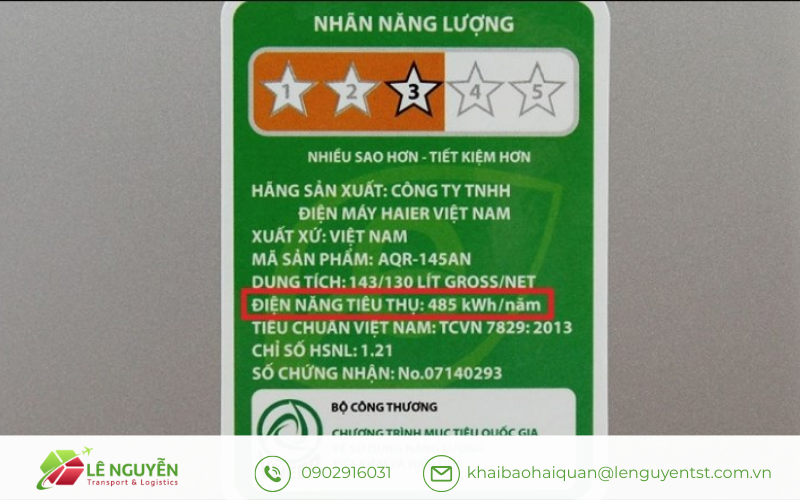 Hiệu suất năng lượng trong quản lý nhập khẩu được hiểu như thế nào?