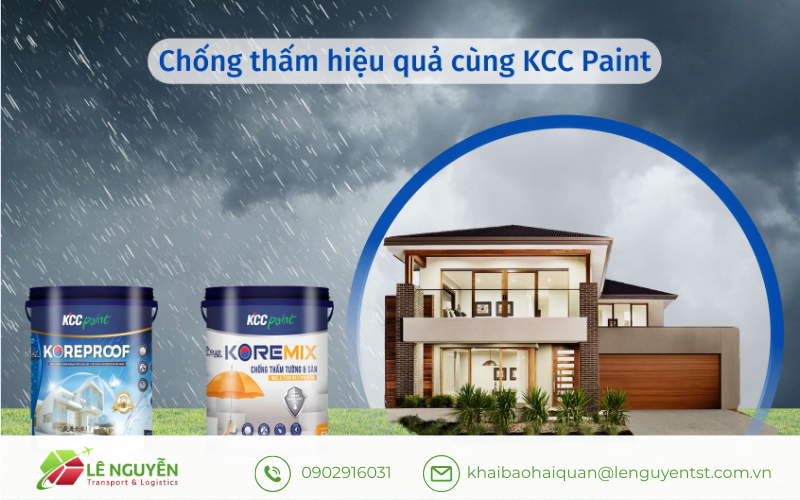 Nguyên tắc xác định mã HS đối với sơn tường chống thấm