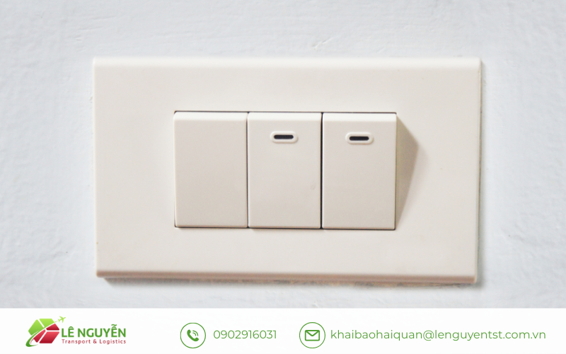 Quy trình 4 bước thực hiện thủ tục nhập khẩu công tắc điện