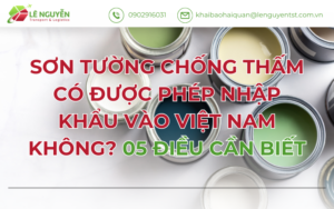 SƠN TƯỜNG CHỐNG THẤM CÓ ĐƯỢC PHÉP NHẬP KHẨU VÀO VIỆT NAM KHÔNG? 05 ĐIỀU CẦN BIẾT
