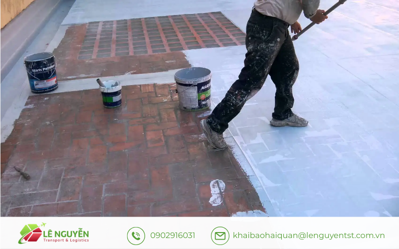 Sơn chống thấm chứa dung môi nhưng hồ sơ không chứng minh được bản chất là sơn