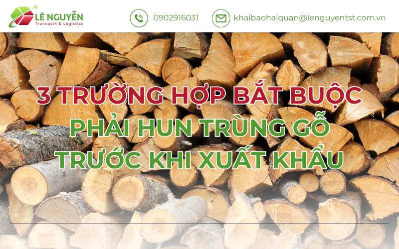 3 Trường Hợp Bắt Buộc Phải Hun Trùng Gỗ Trước Khi Xuất Khẩu