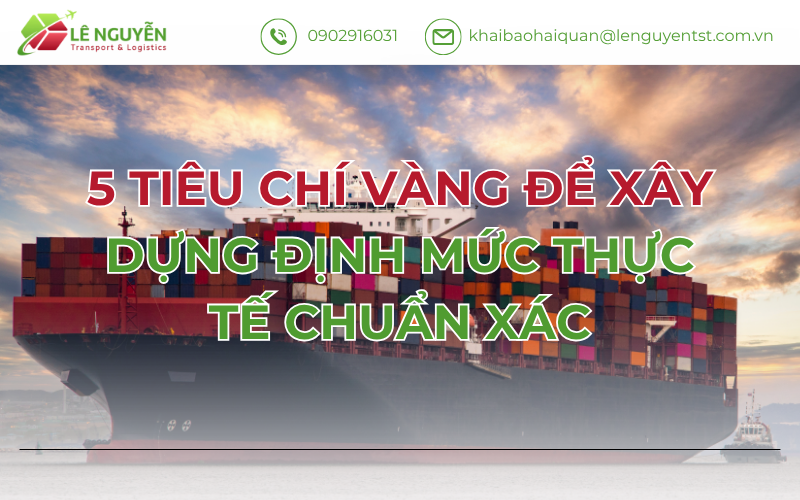 5 Tiêu Chí Vàng Để Xây Dựng Định Mức Thực Tế Chuẩn Xác