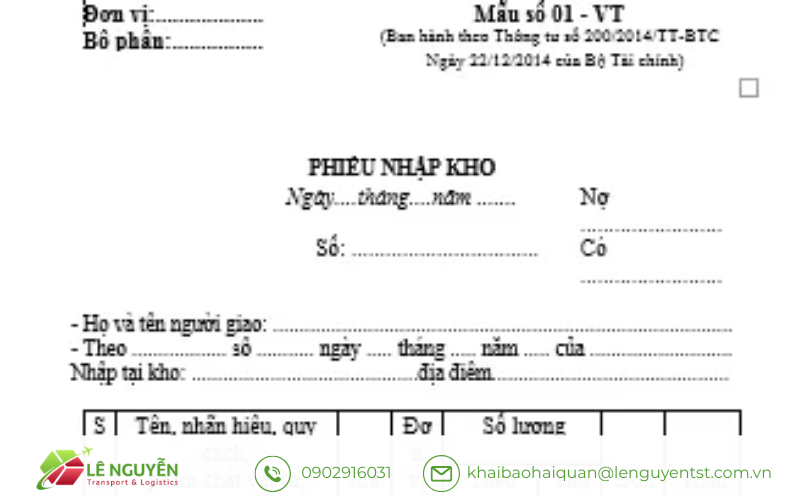 Đối soát chi tiết từng tờ khai và phiếu nhập kho