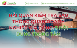Hải Quan Kiểm Tra Sau Thông Quan Doanh Nghiệp Gia Công: 3 Nội Dung Trọng Tâm