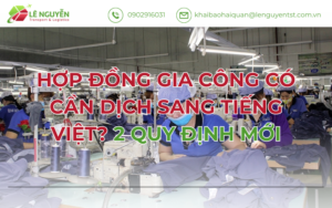 Hợp Đồng Gia Công Có Cần Dịch Sang Tiếng Việt? 2 Quy Định Mới