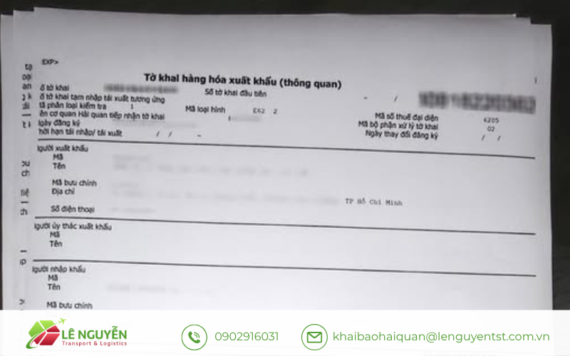Lỗi kỹ thuật trên tờ khai hải quan và vận đơn quốc tế