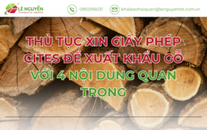 Thủ Tục Xin Giấy Phép CITES Để Xuất Khẩu Gỗ Với 4 Nội Dung Quan Trọng