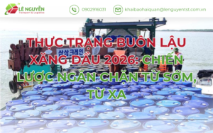 Thực trạng buôn lậu xăng dầu 2026: Chiến lược ngăn chặn từ sớm, từ xa