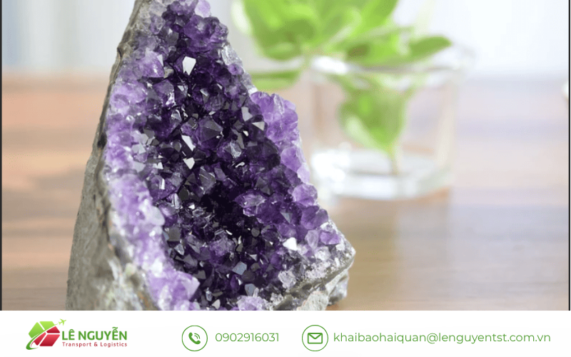 Thuế nhập khẩu đá thạch anh tím