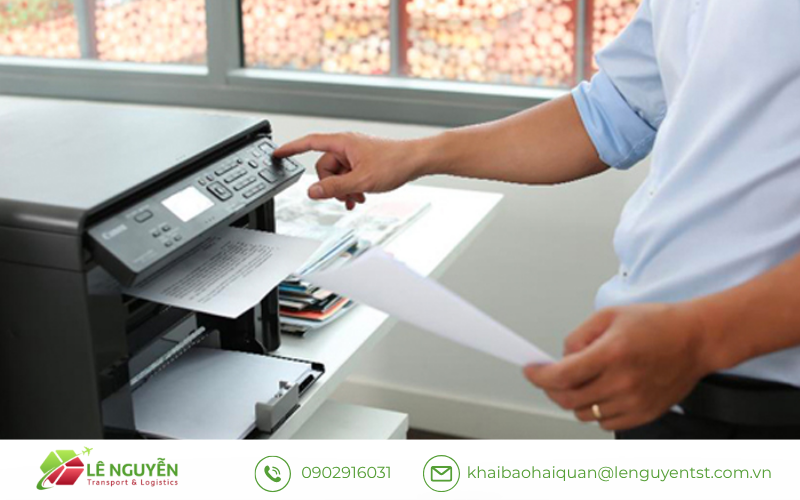 Quy trình thông quan nhập khẩu máy in